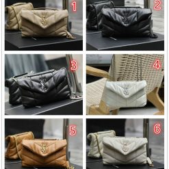 YSL Bag (Mirror) LouLou Series Code: AB1092 $: 440 USD in multiple colors